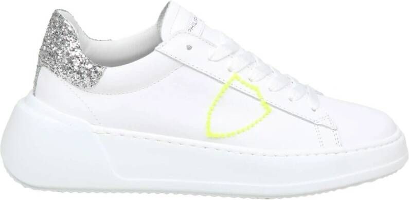 Philippe Model Witte Tres Temple Lage Top Sneakers White Dames