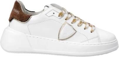 Philippe Model Witte Tres Temple Lage Top Sneakers White Dames