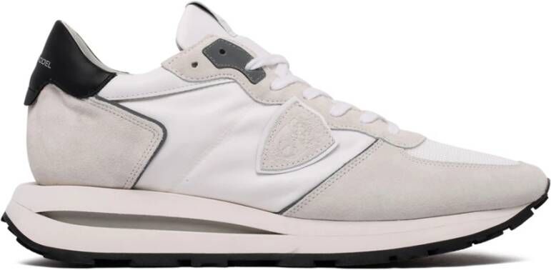PHILIPPE MODEL Lage Sneakers Heren Tropez Haute Low Man Maat: 44 Materiaal: Suède Kleur: Wit - Foto 6