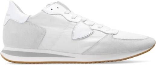 Philippe Model Trpx sneakers van nylon en suède White Heren