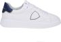 Philippe Model Witte Blauwe Leren Sneakers White Heren - Thumbnail 1
