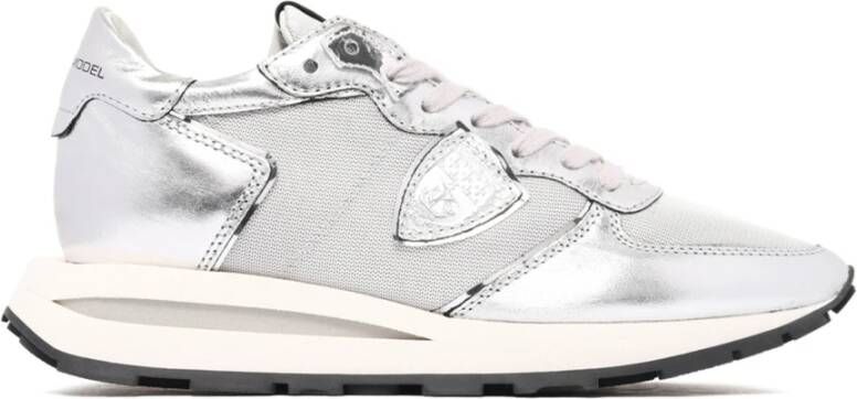 PHILIPPE MODEL Lage Sneakers Dames Tropez Haute Low Woman Maat: 37 Materiaal: Textiel Kleur: Beige - Foto 11