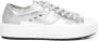 Philippe Model Zilveren Leren Sneakers met Metalen Detail Gray Dames - Thumbnail 14