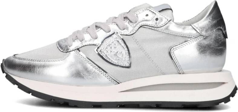 PHILIPPE MODEL Lage Sneakers Dames Tropez Haute Low Woman Maat: 37 Materiaal: Textiel Kleur: Beige - Foto 9