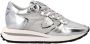 PHILIPPE MODEL Lage Sneakers Dames Tropez Haute Low Woman Maat: 40 Materiaal: Leer Kleur: Zilver - Thumbnail 2