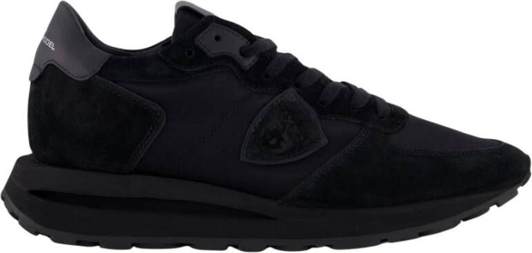 Philippe Model Urban Zwarte Suède Sneakers Black Heren