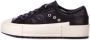 Philippe Model Lage Haute Sneakers Effen Patroon Veters Black Dames - Thumbnail 14