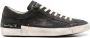 Philippe Model Zwarte leren sneakers moderne stijl Black Heren - Thumbnail 13