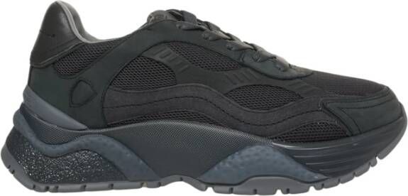 Philippe Model Zwarte Sneakers Moderne Dynamische Silhouet