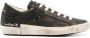 Philippe Model Zwarte Sneakers Vintage Afwerking Vetersluiting Black Dames - Thumbnail 8