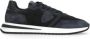 Philippe Model Zwarte Suède Leren Sneakers voor Mannen Black Heren - Thumbnail 1