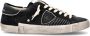 Philippe Model Zwarte Tennissneakers met Riviera-stijl Black Heren - Thumbnail 12
