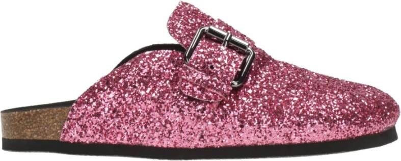 Philosophy di Lorenzo Serafini Roze Glitter Slipper Sandalen Pink Dames