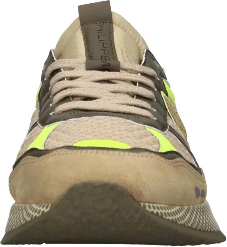 Philippe Model Olympique Leren en Stoffen Sneakers Multicolor Heren - Foto 4