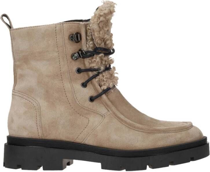 Piedi Nudi Leren veterlaarzen