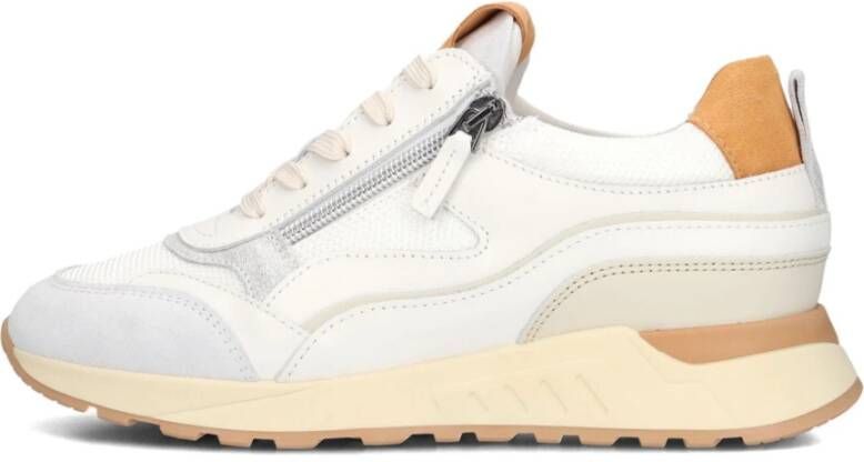 Piedi Nudi Witte Leren Sneakers Lore 22.01