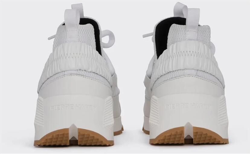 Pierre Hardy Witte Nylon Sneakers met Grafische Leren Details - Foto 4
