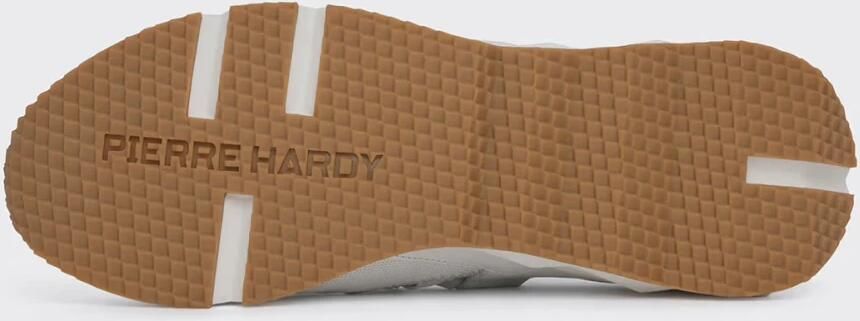 Pierre Hardy Witte Nylon Sneakers met Grafische Leren Details - Foto 5