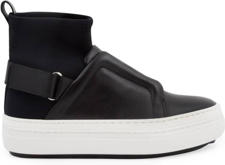 Pierre Hardy Vrouwen en hoge top sneakers leer Zwart Dames