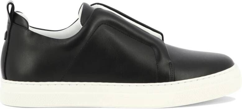 Pierre Hardy Leren Slider Sneakers Zwart Aw25