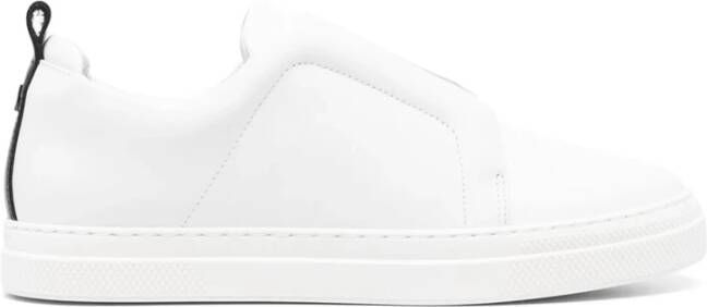 Pierre Hardy Witte zwarte instap sneakers zonder veters