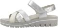 Piesanto Sandalen met sleehak 25078405p - Zilver