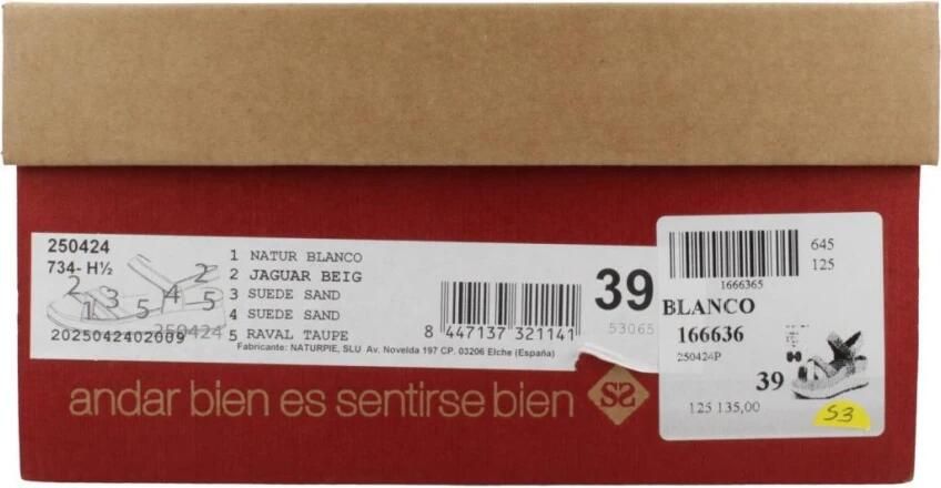 PieSanto Sandalia Natur