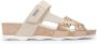 Pikolinos Beige Leren Sleehak Sandalen Beige Dames - Thumbnail 2