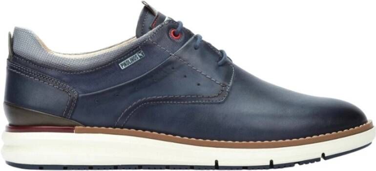 Pikolinos Blauwe Casual Leren Herenschoenen