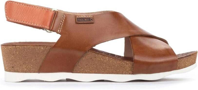 Pikolinos Bruine Casual Damessandalen Brown Dames