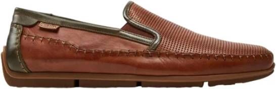 Pikolinos Casual Camel Leren Heren Loafers Brown Heren