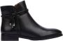 Pikolinos Dames Casual Zwarte Leren Enkellaars Black Dames - Thumbnail 2