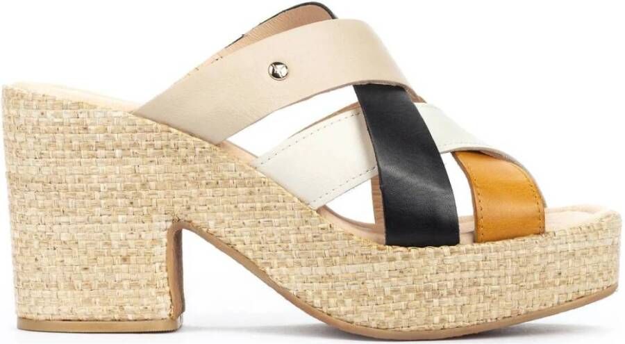 Pikolinos Flat Sandals Beige Dames