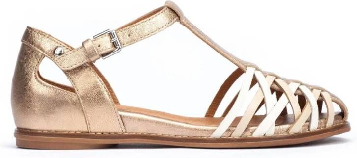 Pikolinos Flat Sandals Beige Dames