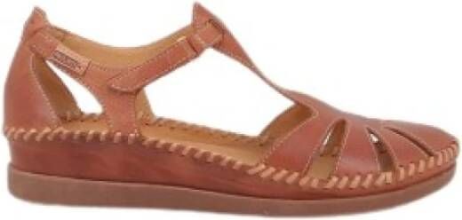 PIKOLINOS Sandaaltjes CADAQUES zomerschoen sandaal sleehak met praktische klittenbandsluiting - Foto 5