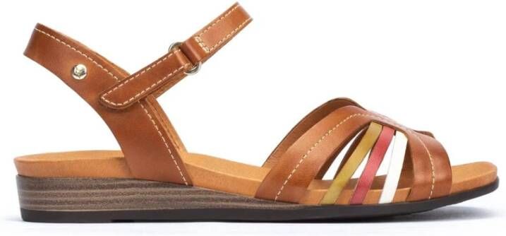 Pikolinos Flat Sandals Bruin Dames