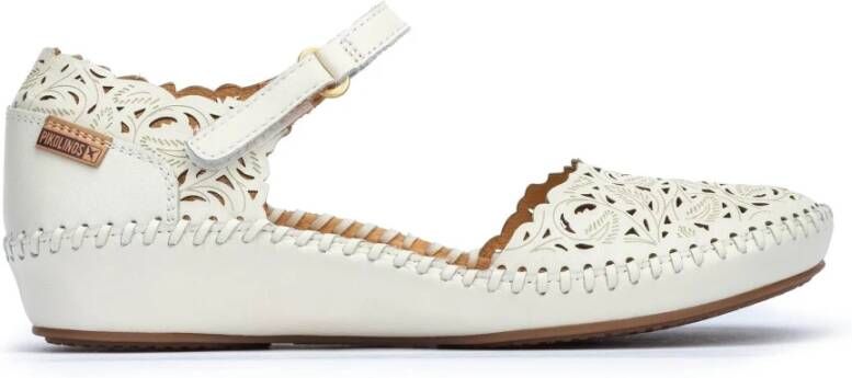 Pikolinos Flat Sandals White Dames