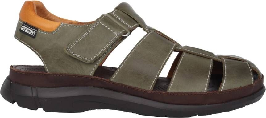 Pikolinos Groene Herensandaal Zomercollectie