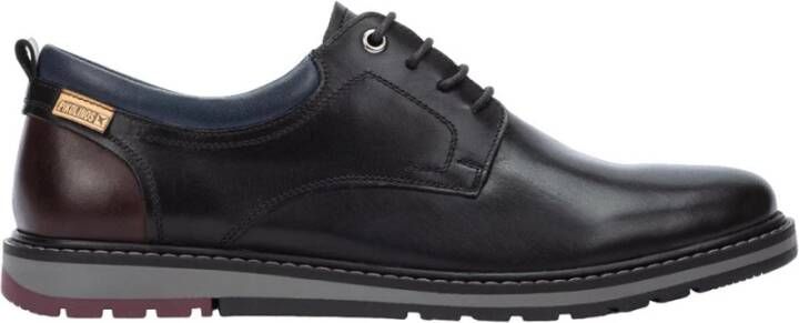 Pikolinos Heren Casual Zwarte Leren Schoenen Black Heren