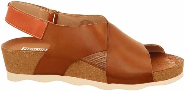 Pikolinos Romantische Mahon Sleehak Sandalen Brown Dames - Foto 3