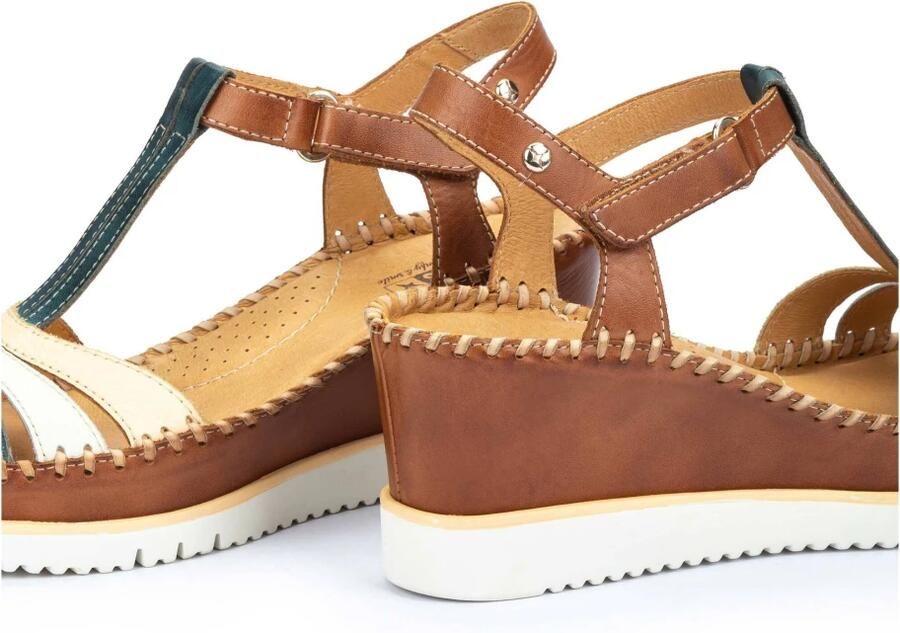 PIKOLINOS Sleehaksandaaltjes AGUADULCE zomerschoen sandaal wig hak met klein logo-icoon - Foto 4