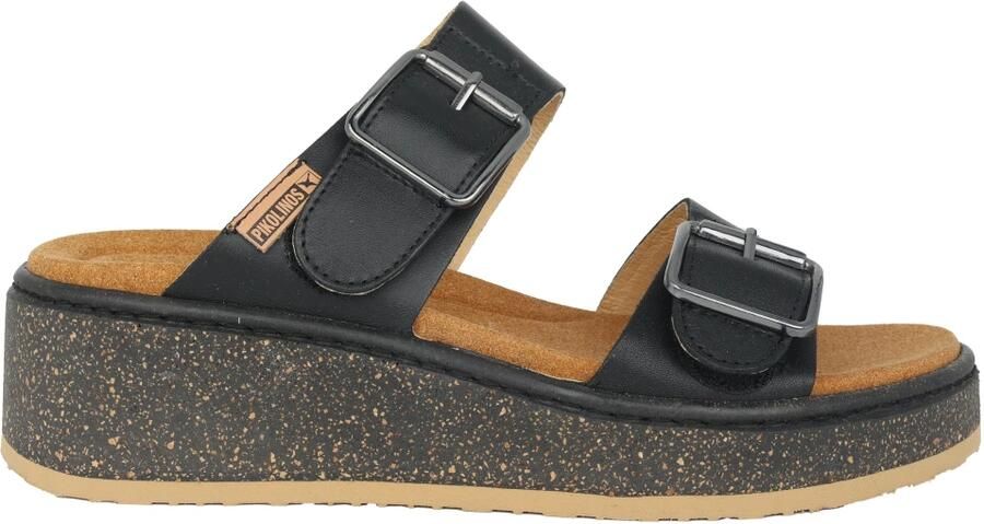 Pikolinos Zwarte damessandaal Alzira stijl