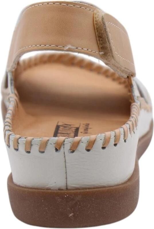 Pikolinos Sandaal Cadaques W8K-0848 Nata Wit Bruin - Foto 2