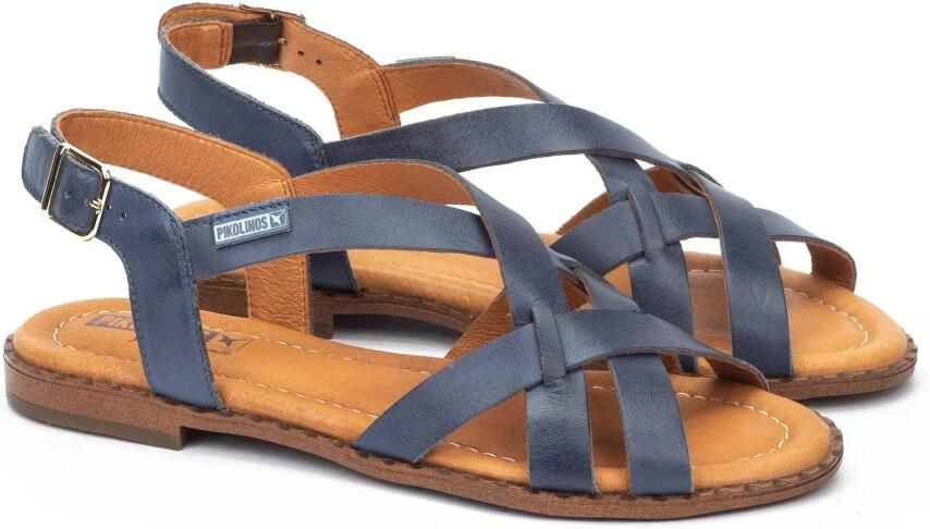 Pikolinos Blauwe damessandaal voor de zomer