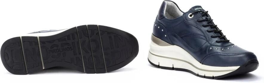 Pikolinos Blauwe Damessneaker Girona Stijl