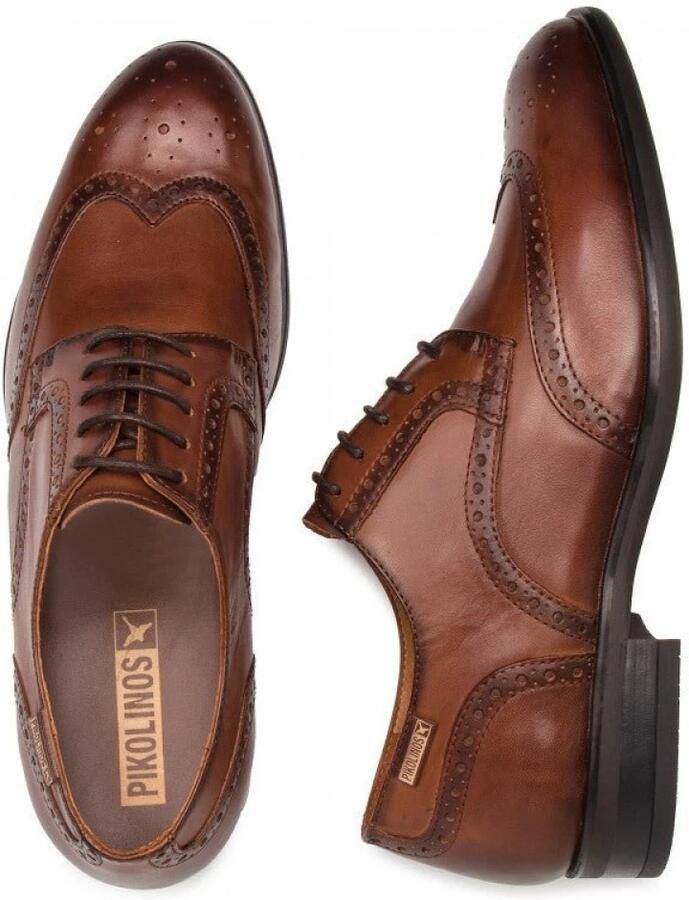 Pikolinos Elegante Veterschoen voor Formele Gelegenheden Brown Heren - Foto 4
