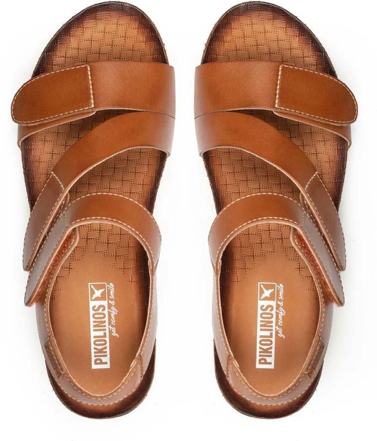 Pikolinos Bruine damessandaal zomerstijl