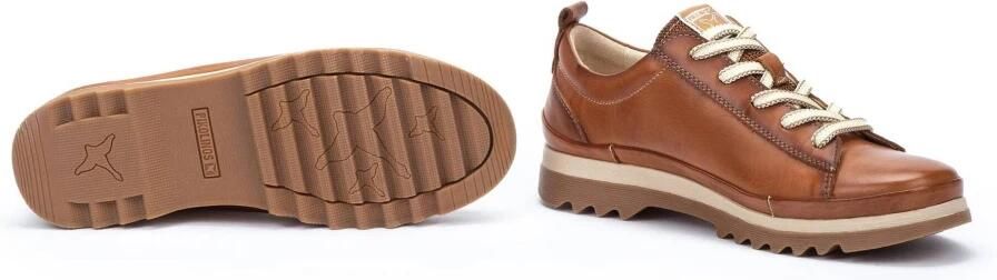 Pikolinos Dames Casual Kameelkleurige Leren Enkellaars Brown Dames - Foto 10