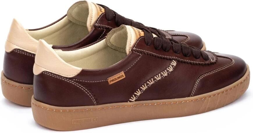 Pikolinos Bruine Leren Dames Sneaker