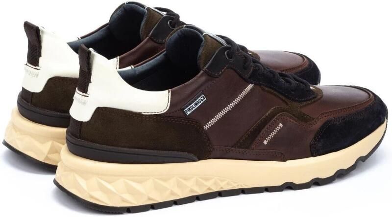 Pikolinos Bruine leren herensneaker Aranda - Foto 4